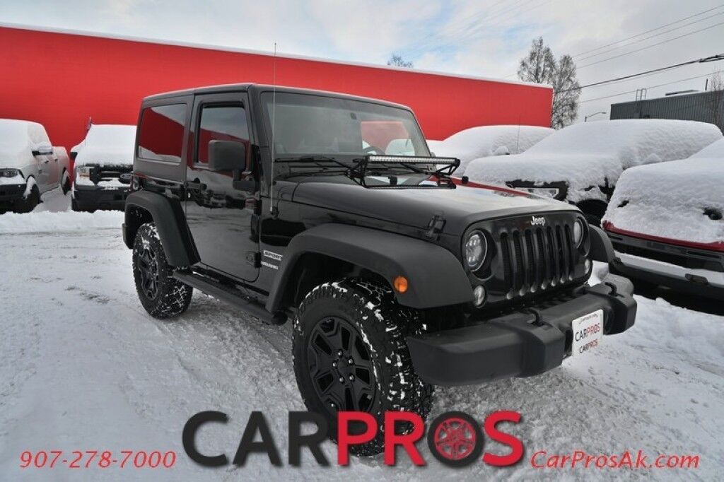 2014 Jeep Wrangler Sport - 3.6L V6 - 4X4 - Automatic - Hard Top - Fog Lights - 30 Light Bar - Tow Package Anchorage AK