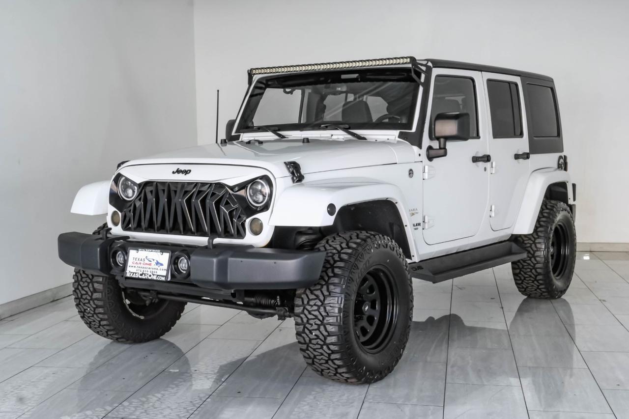 2014 Jeep Wrangler UNLIMITED SAHARA 4WD AUTOMATIC HARD TOP CONVERTIBLE NAVIGATION C Carrollton TX