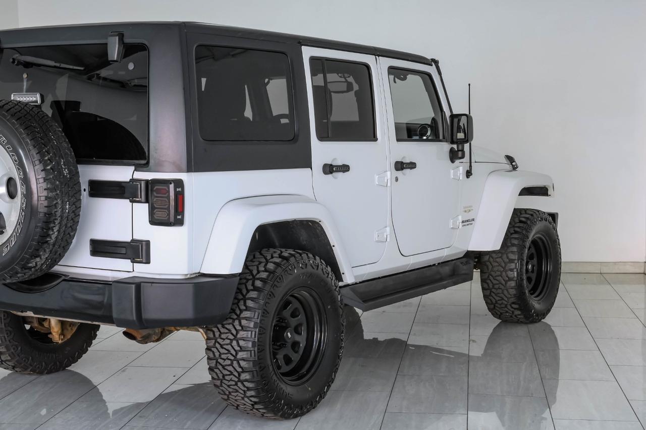 2014 Jeep Wrangler UNLIMITED SAHARA 4WD AUTOMATIC HARD TOP CONVERTIBLE NAVIGATION C Carrollton TX