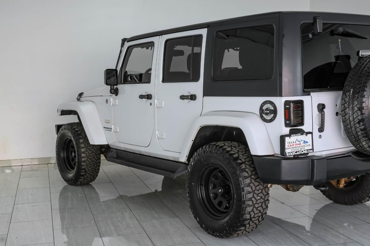 2014 Jeep Wrangler UNLIMITED SAHARA 4WD AUTOMATIC HARD TOP CONVERTIBLE NAVIGATION CRUISE CONTROL Carrollton TX