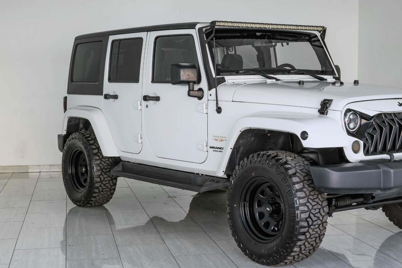 2014 Jeep Wrangler UNLIMITED SAHARA 4WD AUTOMATIC HARD TOP CONVERTIBLE NAVIGATION CRUISE CONTROL Carrollton TX
