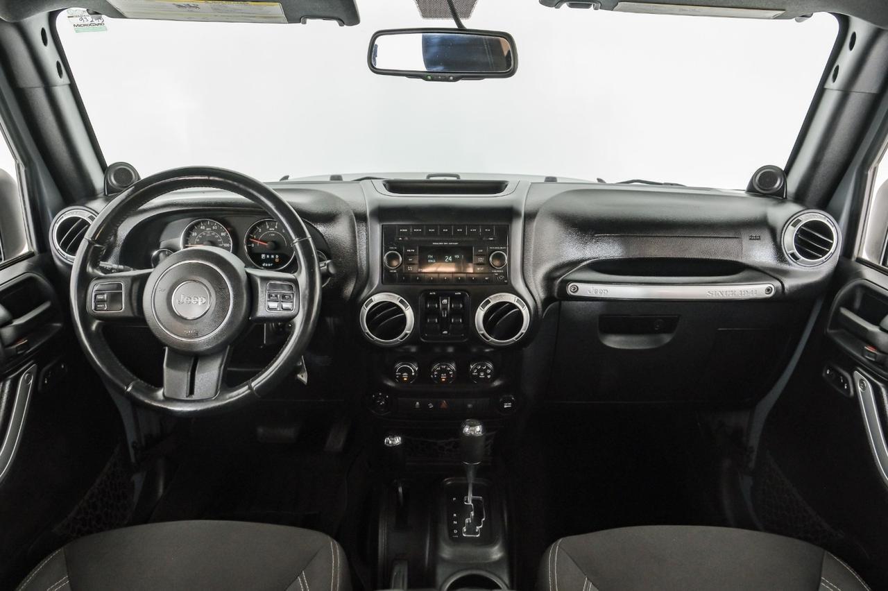 2014 Jeep Wrangler UNLIMITED SAHARA 4WD AUTOMATIC SOFT TOP CONVERTIBLE RUNNING BOARDS TOW HITCH Carrollton TX
