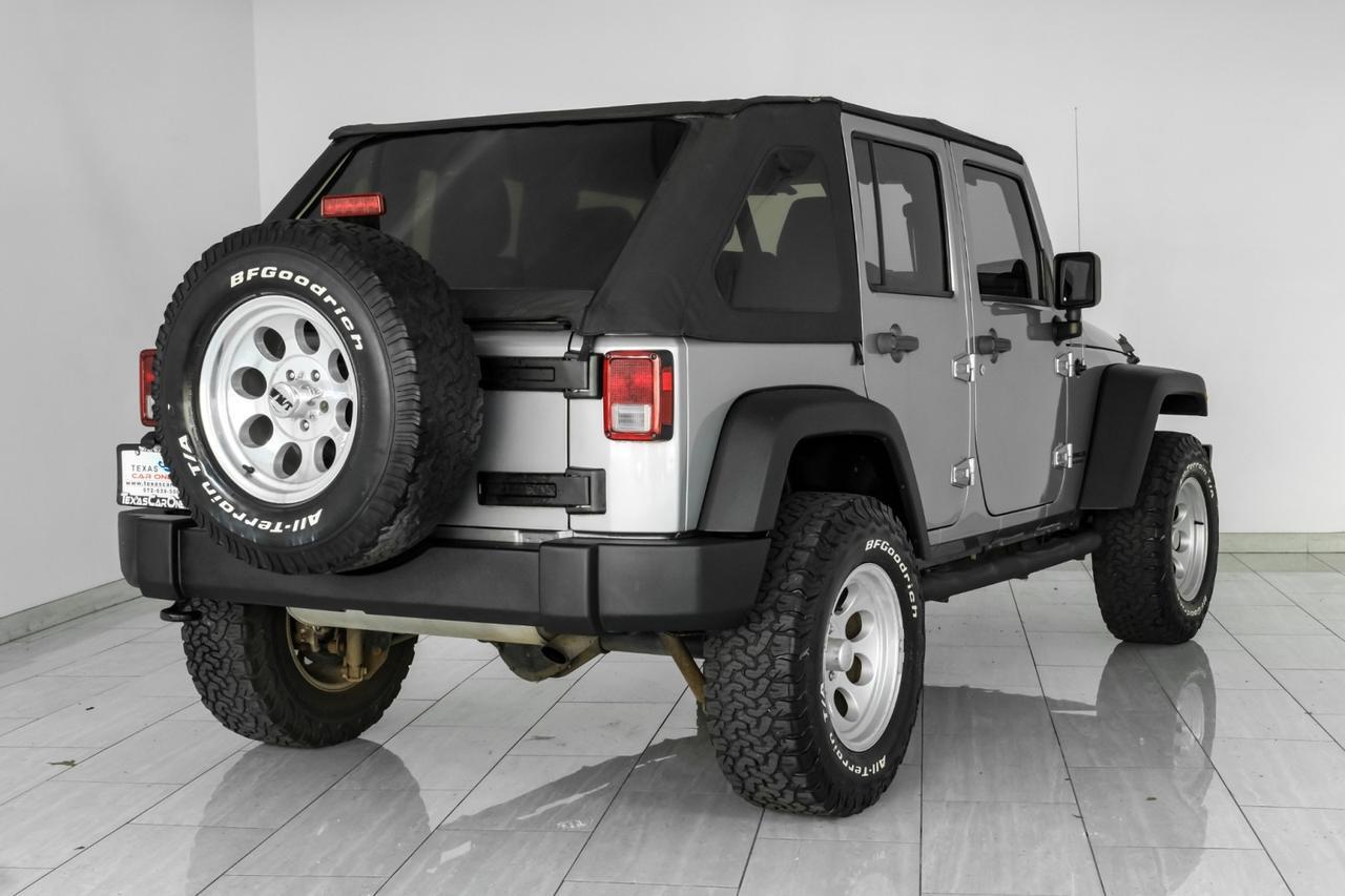 2014 Jeep Wrangler UNLIMITED SPORT 4WD SOFT TOP CONVERTIBLE CRUISE CONTROL ALLOY WH Carrollton TX