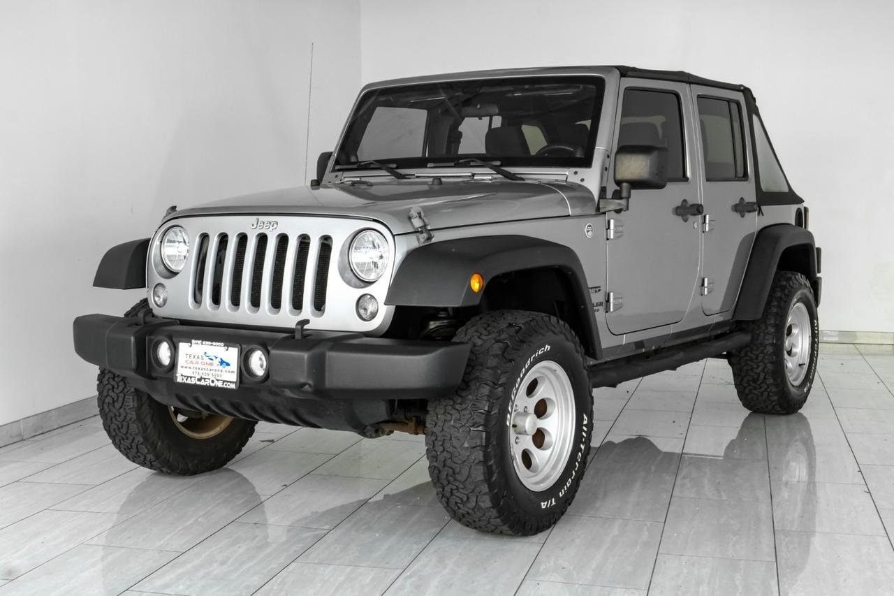 2014 Jeep Wrangler UNLIMITED SPORT 4WD SOFT TOP CONVERTIBLE CRUISE CONTROL ALLOY WH Carrollton TX