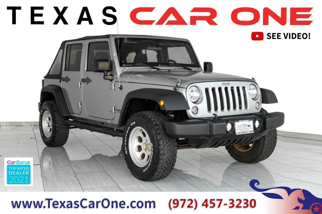 2014 Jeep Wrangler UNLIMITED SPORT 4WD SOFT TOP CONVERTIBLE CRUISE CONTROL ALLOY WH