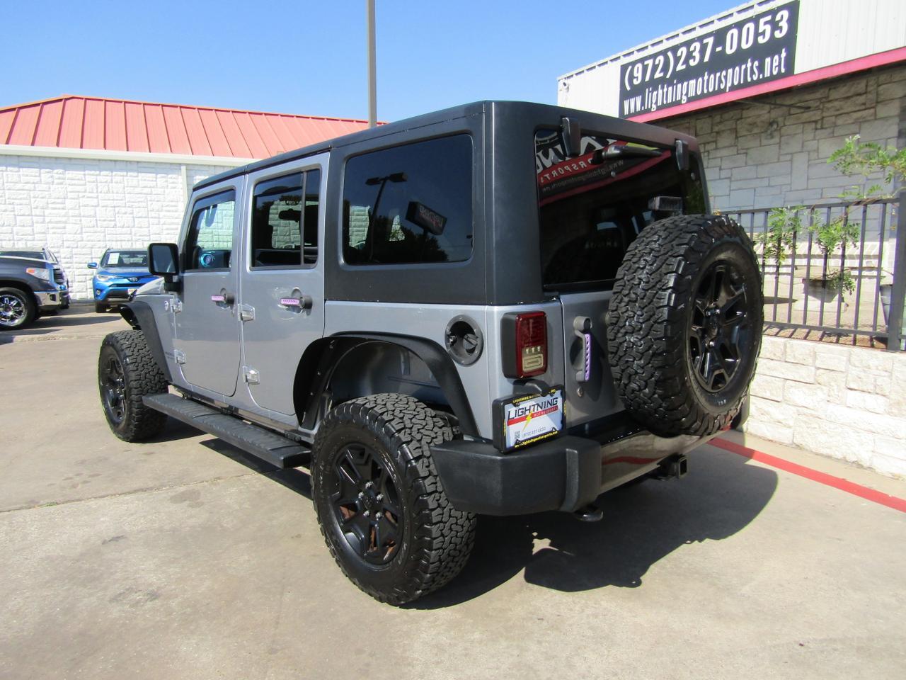 2014 Jeep Wrangler Unlimited 4WD 4dr Willys Wheeler Grand Prairie TX