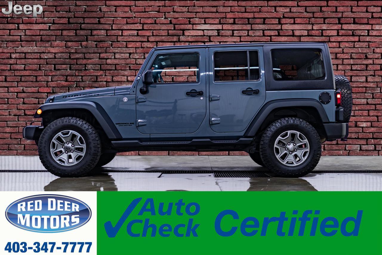 2014 Jeep Wrangler Unlimited 4x4 Rubicon Nav Red Deer AB