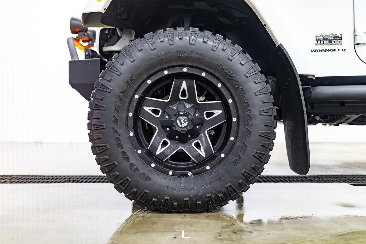 2014 Jeep Wrangler Unlimited 4x4 Sahara Polar Edition Leather Nav Fuel Wheels Red Deer AB