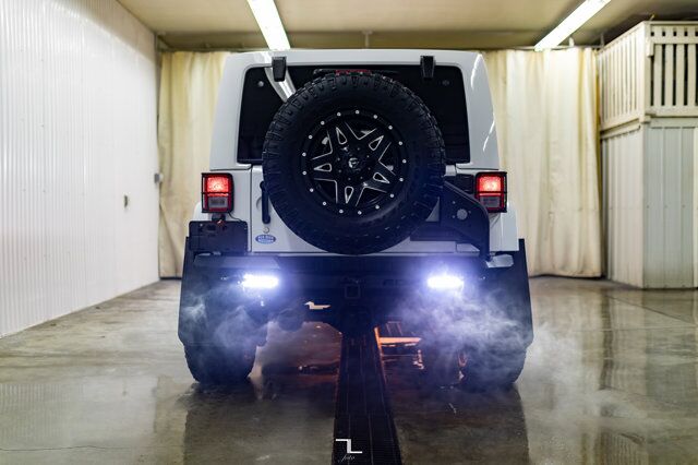 2014 Jeep Wrangler Unlimited 4x4 Sahara Polar Edition Leather Nav Fuel Wheels Red Deer AB