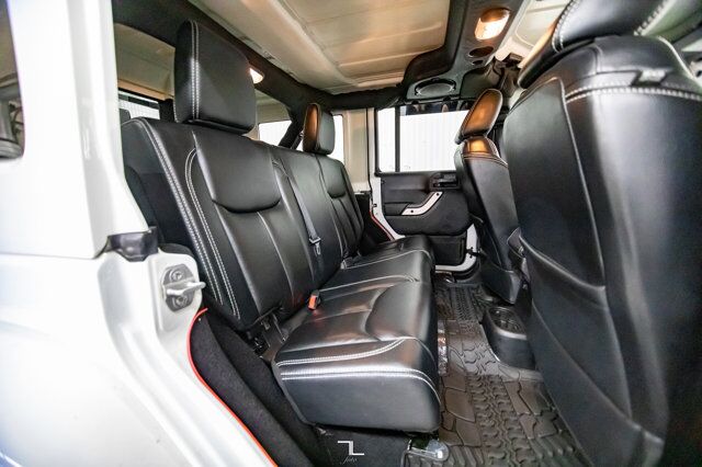 2014 Jeep Wrangler Unlimited 4x4 Sahara Polar Edition Leather Nav Fuel Wheels Red Deer AB