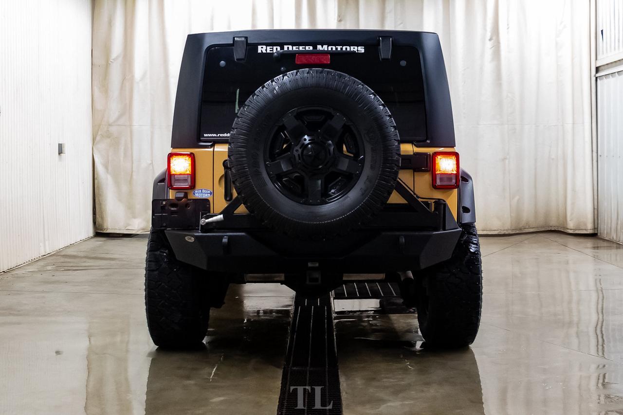 2014 Jeep Wrangler Unlimited 4x4 Sahara Red Deer AB