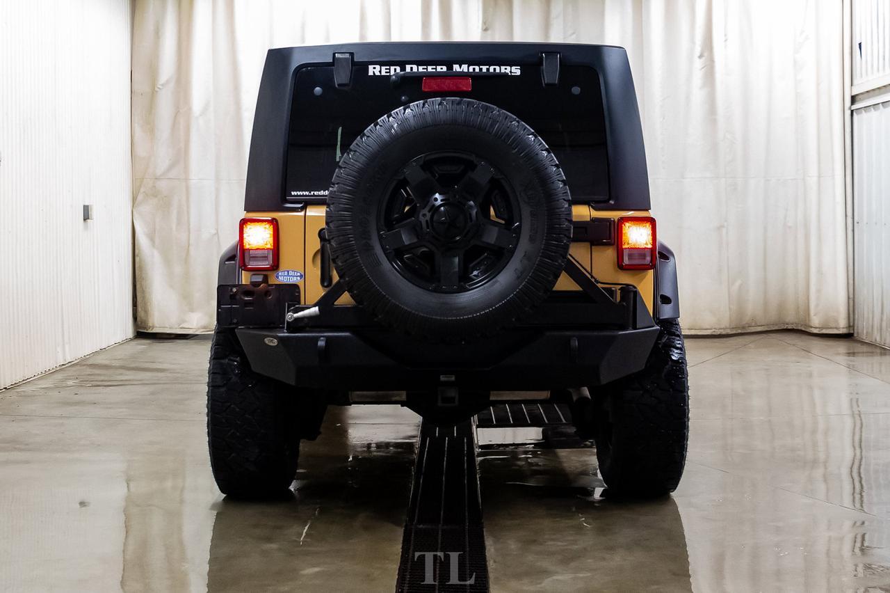 2014 Jeep Wrangler Unlimited 4x4 Sahara Red Deer AB