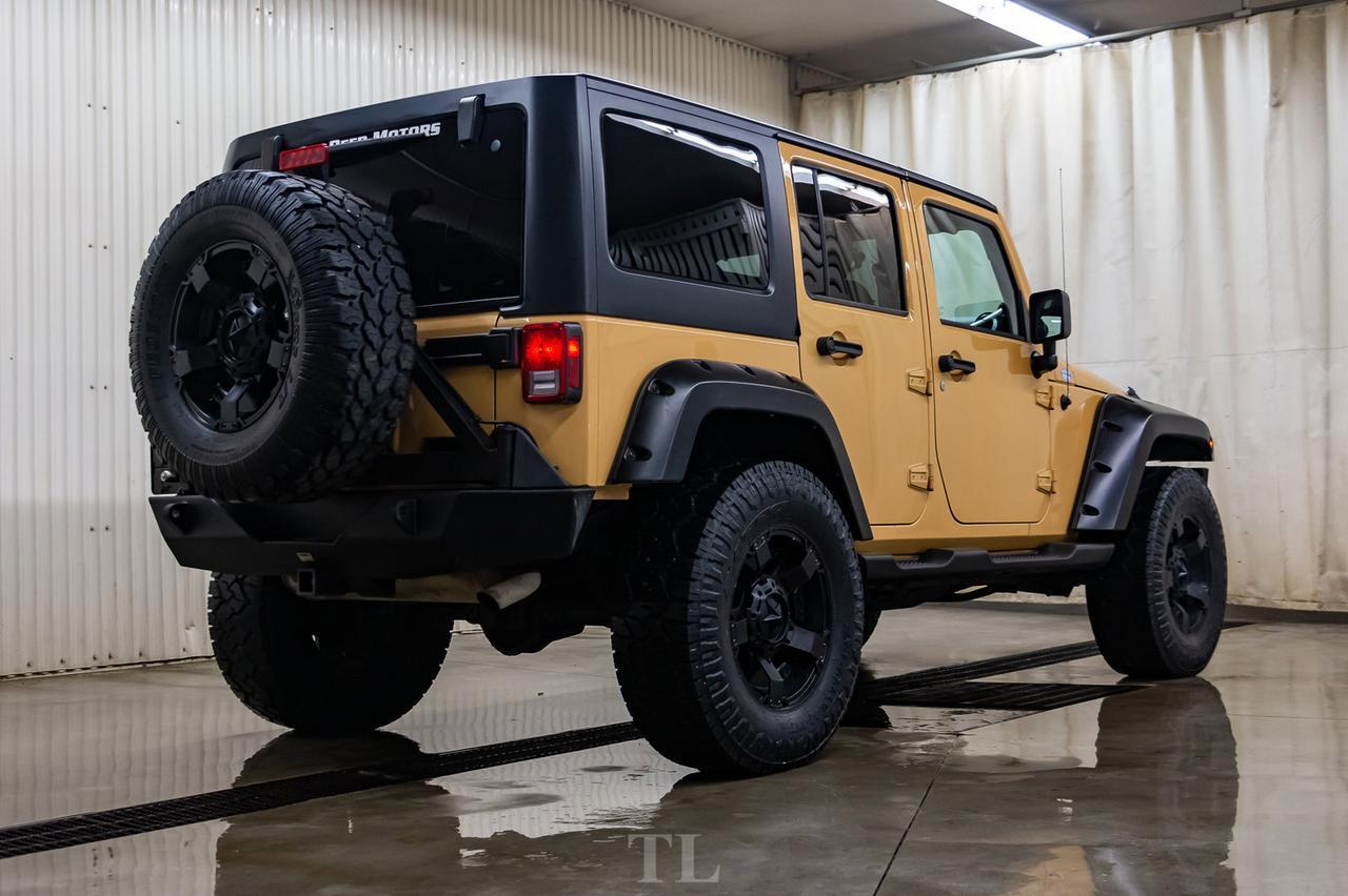 2014 Jeep Wrangler Unlimited 4x4 Sahara Red Deer AB