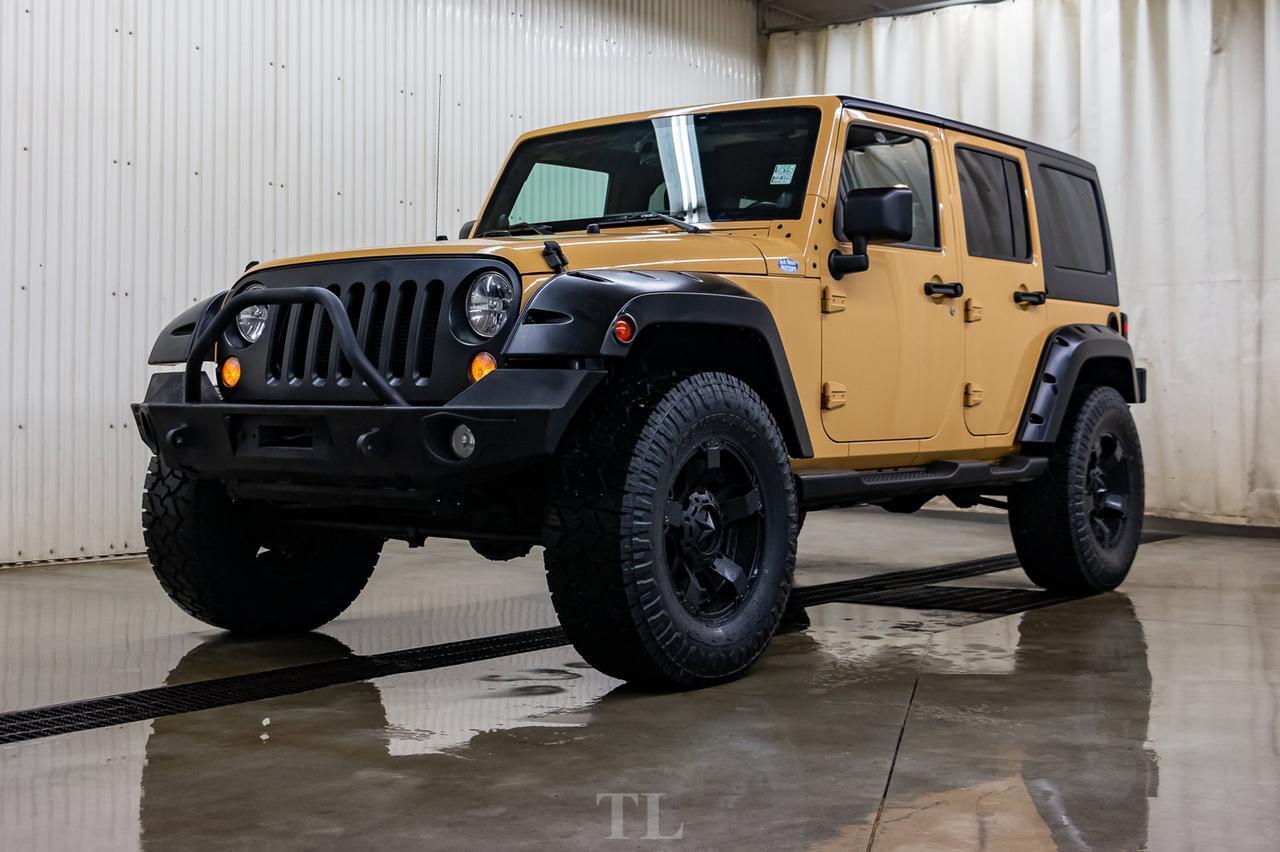 2014 Jeep Wrangler Unlimited 4x4 Sahara Red Deer AB
