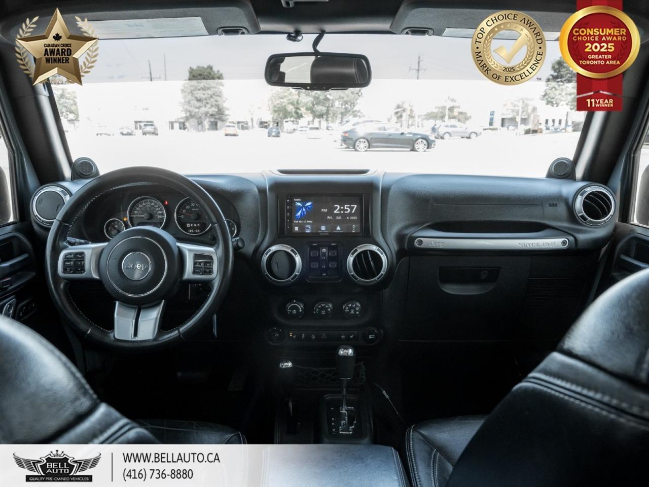 2014 Jeep Wrangler Unlimited Rubicon | APPLE CARPLAY® | LEATHER | FOG LIGHTS | TOW HITCH | DSR | NO ACCIDENT | CLEAN CARFAX Toronto ON