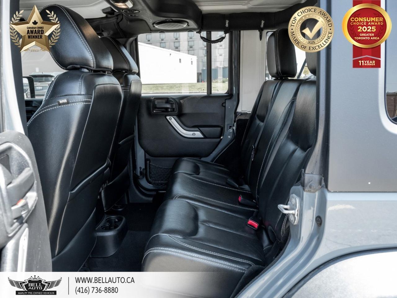 2014 Jeep Wrangler Unlimited Rubicon | APPLE CARPLAY® | LEATHER | FOG LIGHTS | TOW HITCH | DSR | NO ACCIDENT | CLEAN CARFAX Toronto ON