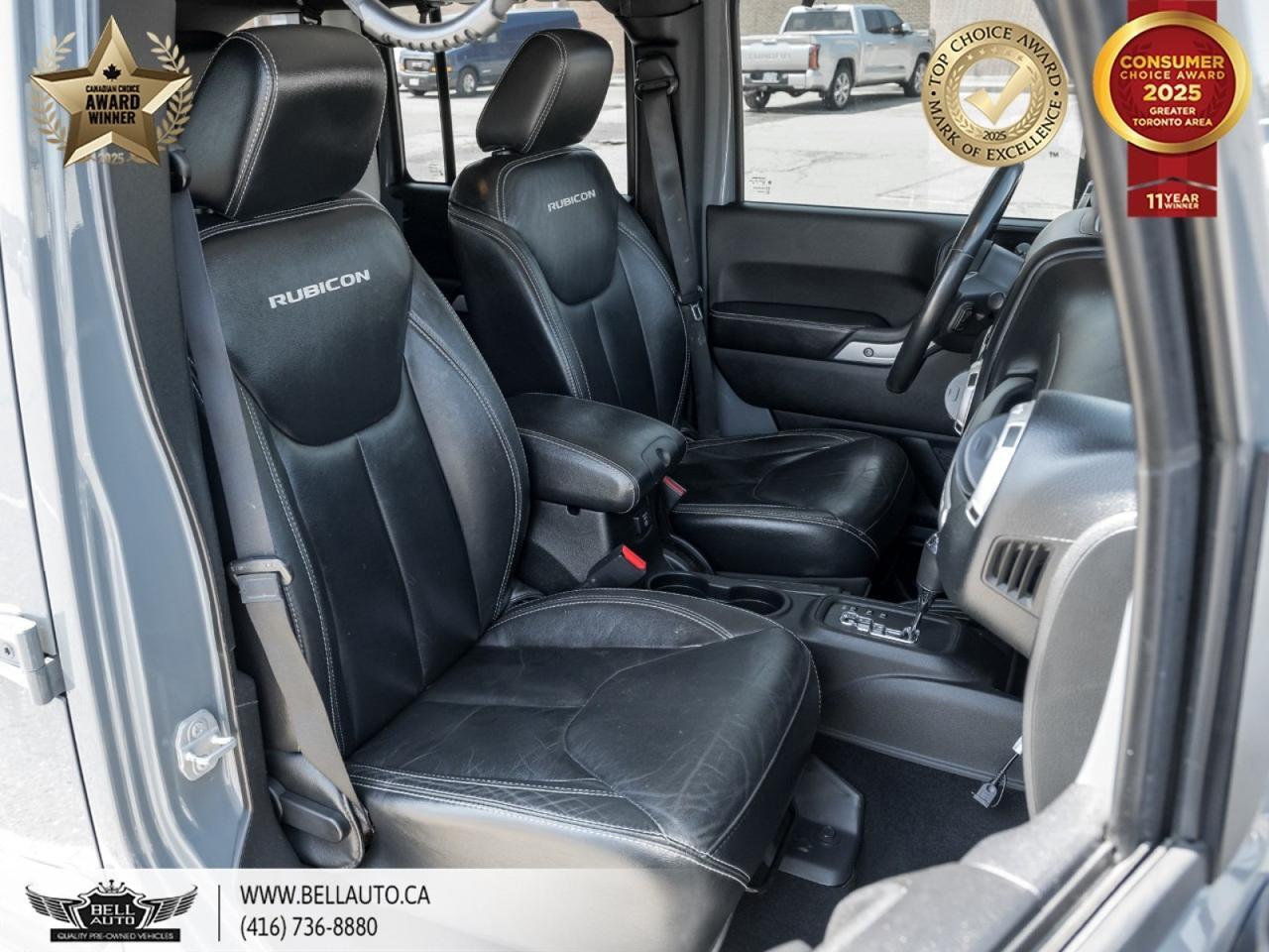 2014 Jeep Wrangler Unlimited Rubicon | APPLE CARPLAY® | LEATHER | FOG LIGHTS | TOW HITCH | DSR | NO ACCIDENT | CLEAN CARFAX Toronto ON