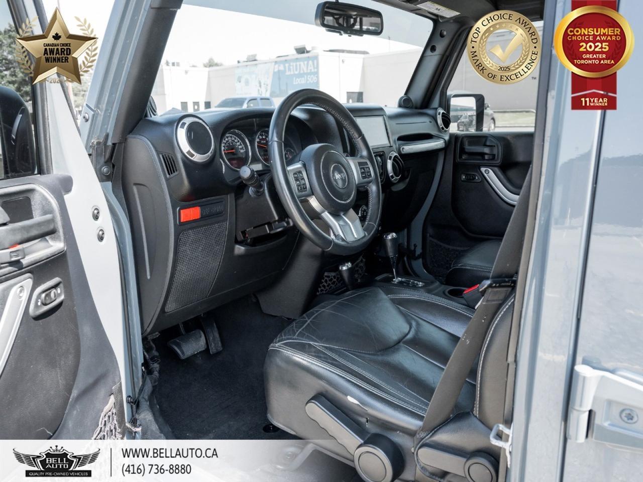 2014 Jeep Wrangler Unlimited Rubicon | APPLE CARPLAY® | LEATHER | FOG LIGHTS | TOW HITCH | DSR | NO ACCIDENT | CLEAN CARFAX Toronto ON