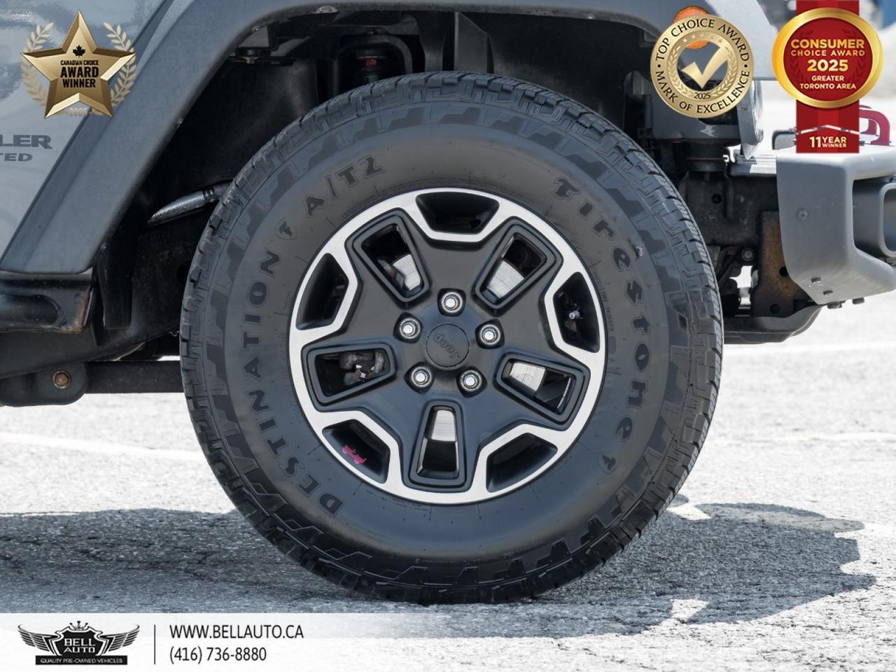 2014 Jeep Wrangler Unlimited Rubicon | APPLE CARPLAY® | LEATHER | FOG LIGHTS | TOW HITCH | DSR | NO ACCIDENT | CLEAN CARFAX Toronto ON