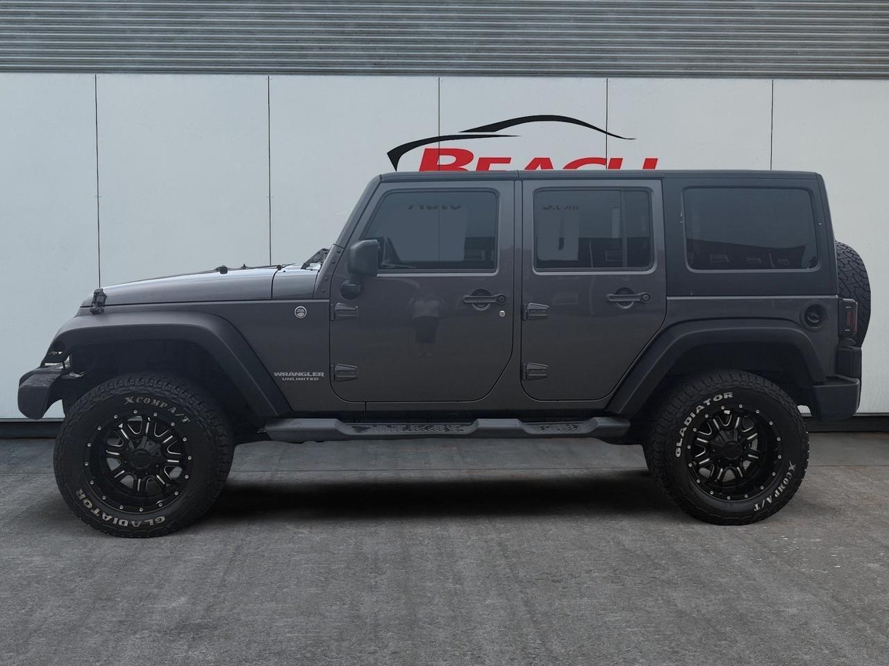 2014 Jeep Wrangler Unlimited Rubicon, HEATED SEATS, BLUETOOTH, RUNNING BOARDS, TOW PACKAGE, FENDER FLARES, POWER/HEATED MIRRORS, KEYLESS ENTRY, TOW HOOKS, LOW MILES, THIS JEEP IS READY FOR ITS NEXT ADVENTURE! Norfolk VA