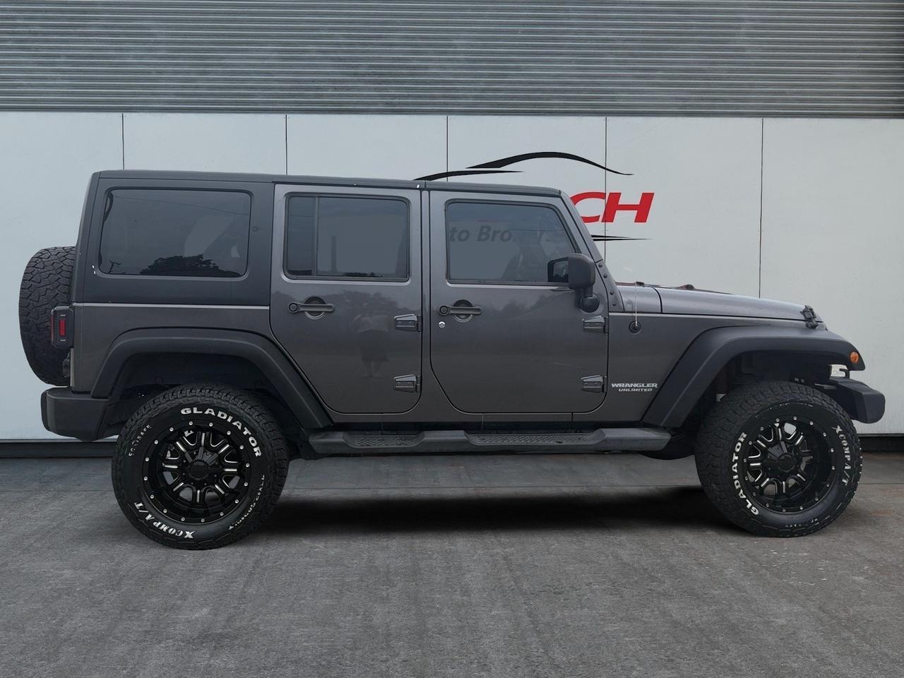 2014 Jeep Wrangler Unlimited Rubicon, HEATED SEATS, BLUETOOTH, RUNNING BOARDS, TOW PACKAGE, FENDER FLARES, POWER/HEATED MIRRORS, KEYLESS ENTRY, TOW HOOKS, LOW MILES, THIS JEEP IS READY FOR ITS NEXT ADVENTURE! Norfolk VA