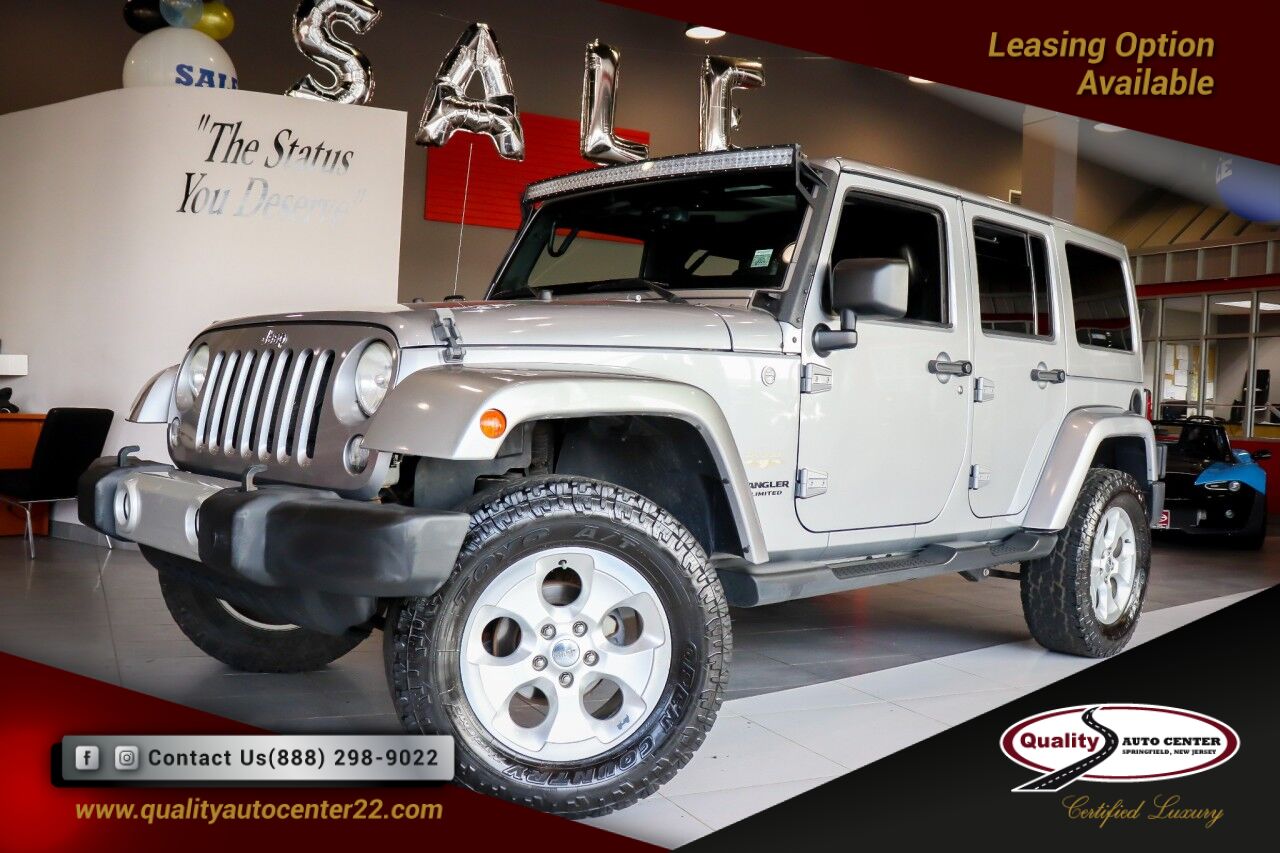 2014 Jeep Wrangler Unlimited Sahara 3 Pc Hard Top Nav, Leather Max Tow Pkg Springfield NJ 2014 Jeep Wrangler Unlimited Sahara 3 Pc Hard Top Nav, Leather Max Tow Pkg Springfield NJ