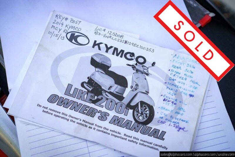 2014 Kymco Like  Boston MA