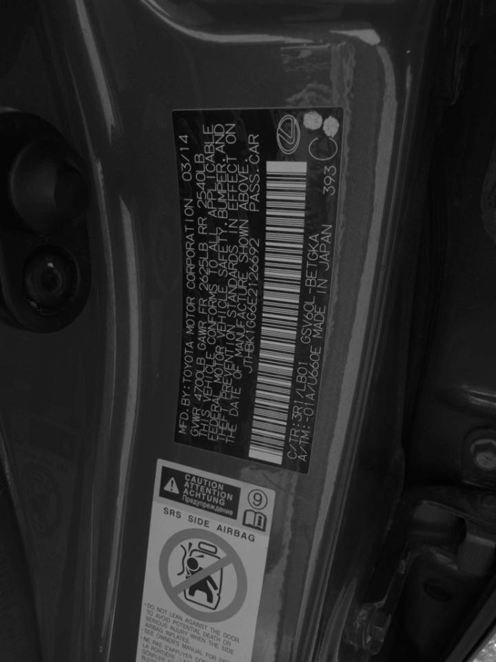 2014 Lexus ES 350 4dr Sdn Jacksonville FL