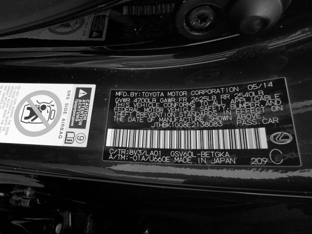 2014 Lexus ES 350 4dr Sdn Jacksonville FL