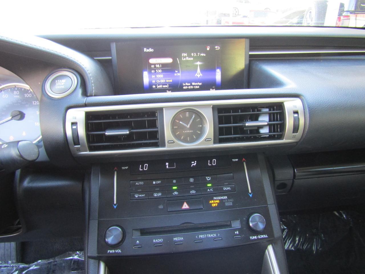 2014 Lexus IS 250 4dr Sport Sdn Auto RWD Grand Prairie TX