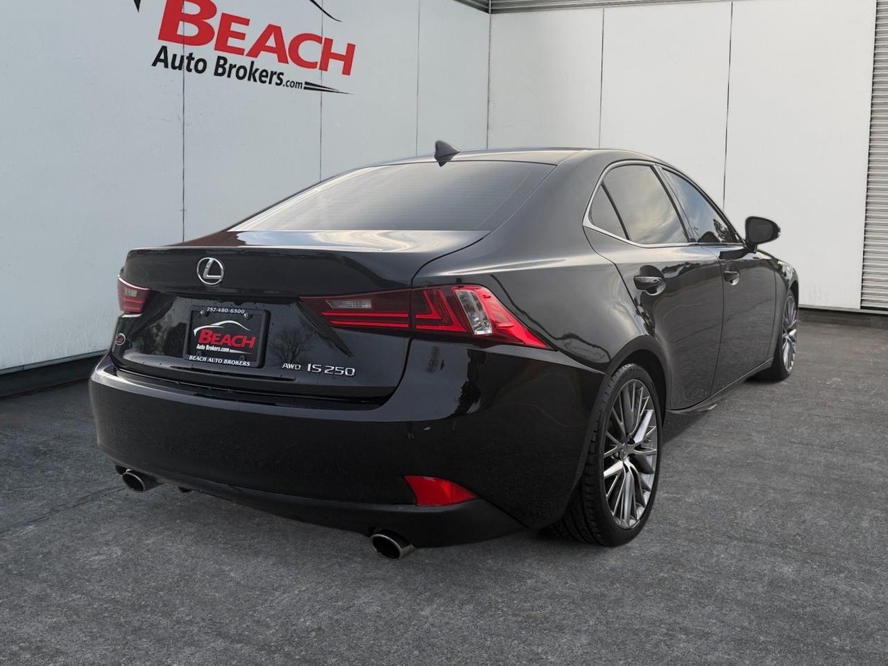 2014 Lexus IS 250 HEATED AND VENTILATED SEATS, SUNROOF, BLUETOOTH, POWER MIRRORS, BLIND SPOT ALERT, KEYLESS START, POWER SEATS, STEERING WHEEL CONTROLS, LOW MILES! Norfolk VA