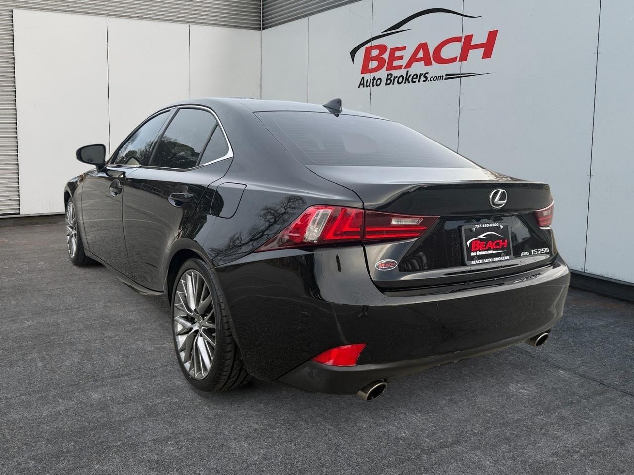 2014 Lexus IS 250 HEATED AND VENTILATED SEATS, SUNROOF, BLUETOOTH, POWER MIRRORS, BLIND SPOT ALERT, KEYLESS START, POWER SEATS, STEERING WHEEL CONTROLS, LOW MILES! Norfolk VA