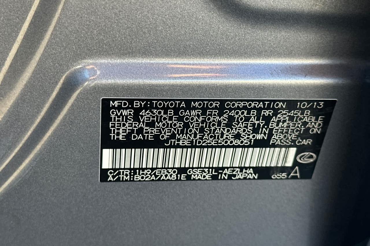 2014 Lexus IS 350 Roseville CA