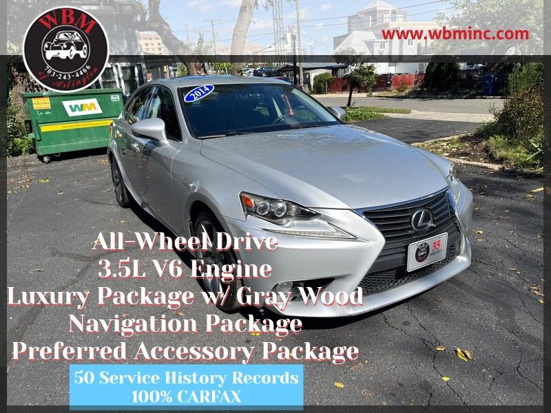 2014 Lexus IS 350 AWD w/ Luxury Package w/Gray Wood