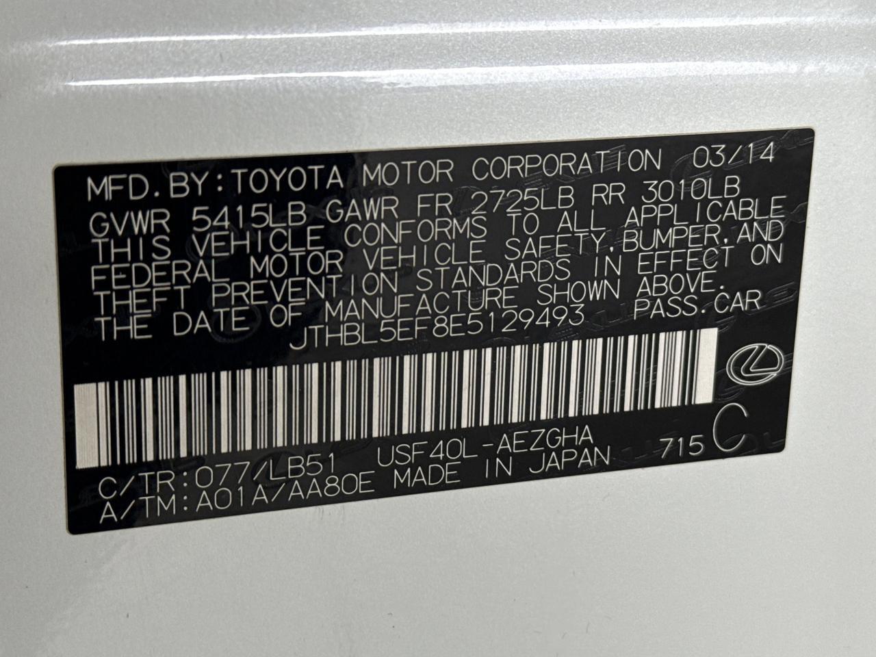 2014 Lexus LS 460 San Antonio TX