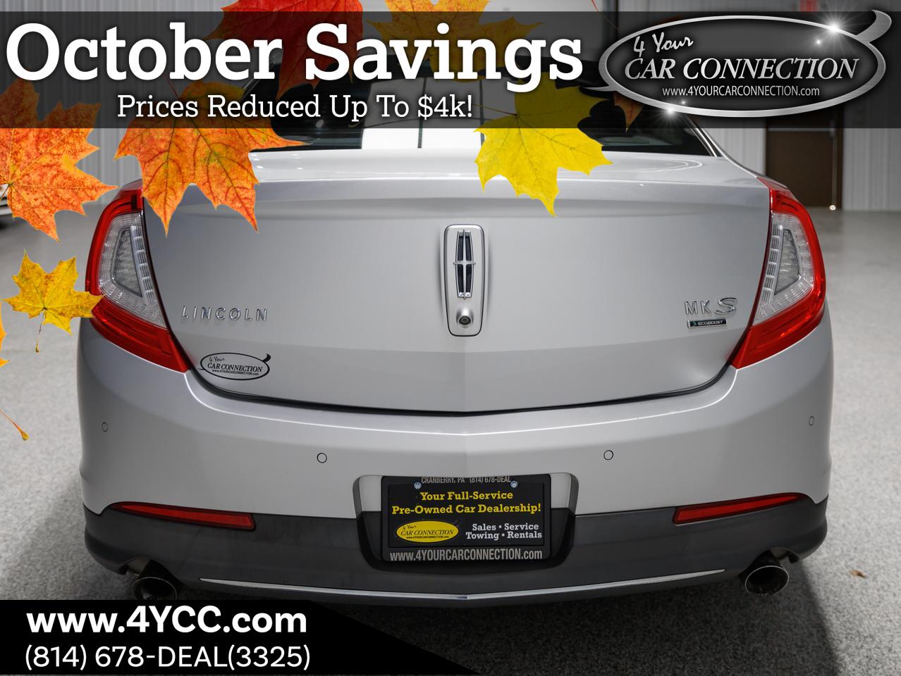 2014 Lincoln MKS EcoBoost AWD Cranberry PA