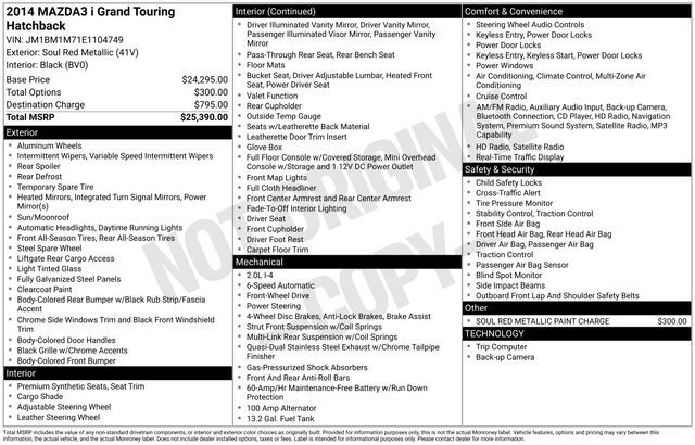 2014 MAZDA Mazda3 i Grand Touring Raleigh NC