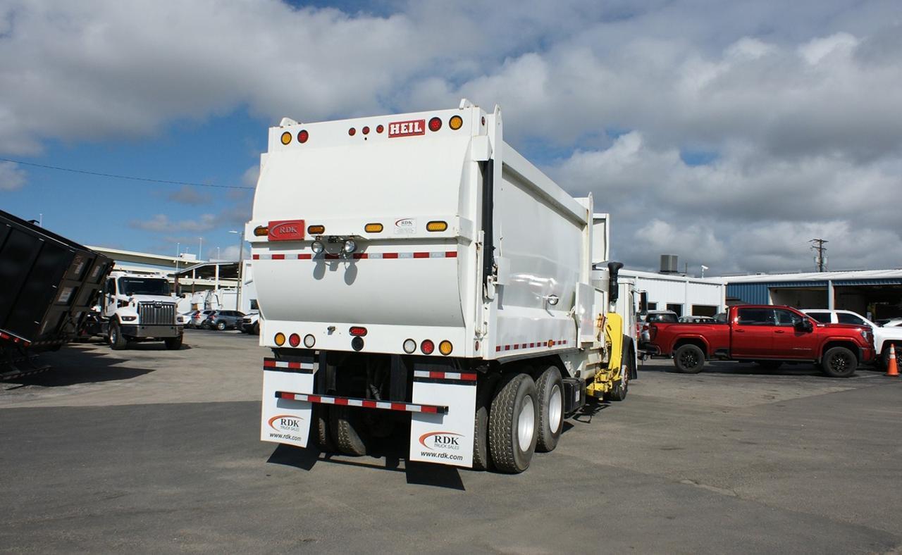 2014 Mack LEU613 30 yd. Heil Side Loader Garbage Truck Tampa FL