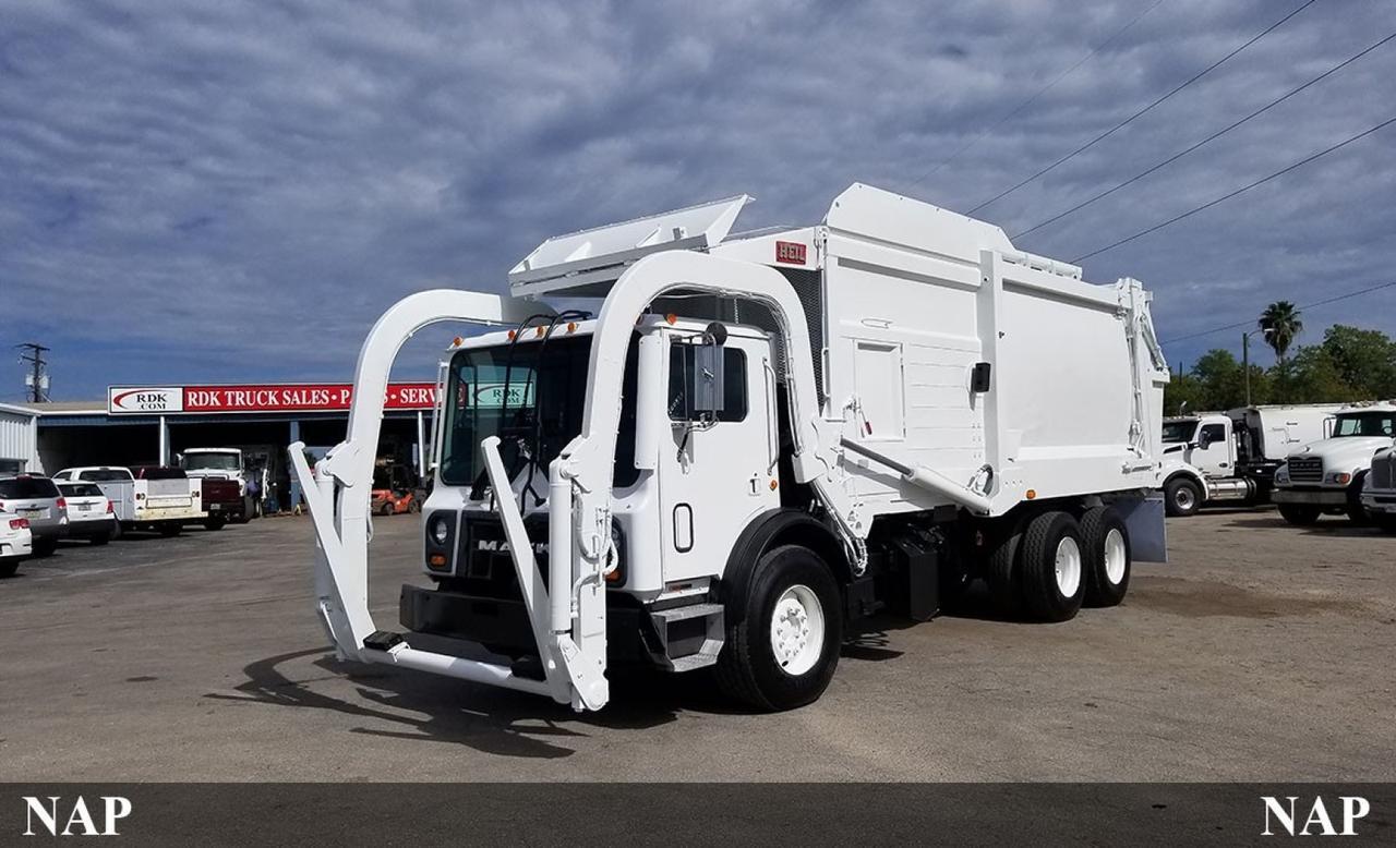 2014 Mack MRU613 40 yd Heil Front Loader Garbage truck Tampa FL 50963528