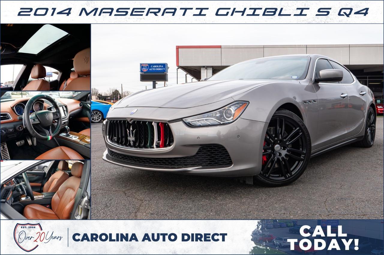 2014 Maserati Ghibli S Q4 / AWD / Heated Seats / Sunroof!