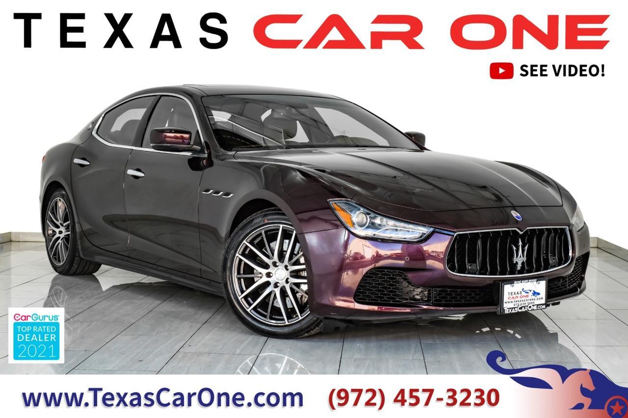 2014 Maserati Ghibli S Q4 AWD NAVIGATION SUNROOF LEATHER HEATED SEATS REAR CAMERA KEY