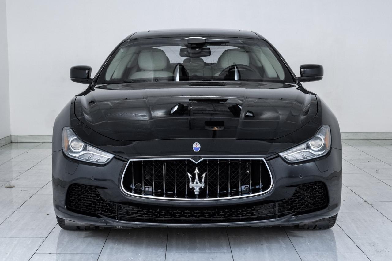 2014 Maserati Ghibli S Q4 AWD NAVIGATION SUNROOF LEATHER HEATED SEATS REAR CAMERA KEYLESS START