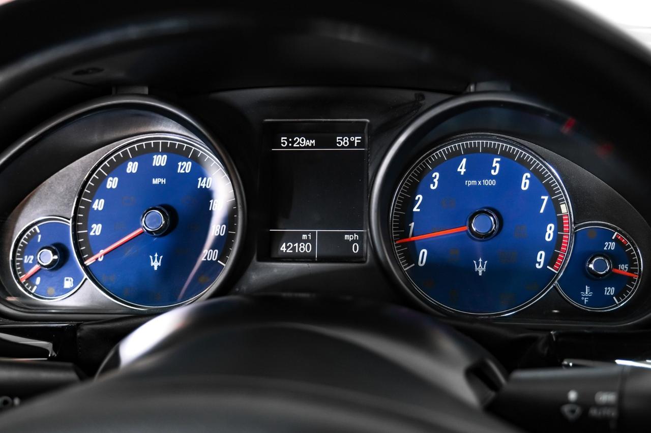 2014 Maserati GranTurismo SPORT NAVIGATION LEATHER HEATED SEATS FRONT AND REAR PARKING SENSORS BOSE SOUND PADDLE SHIFTERS Carrollton TX