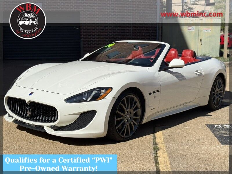 2014 Maserati GranTurismo Sport Convertible Arlington VA