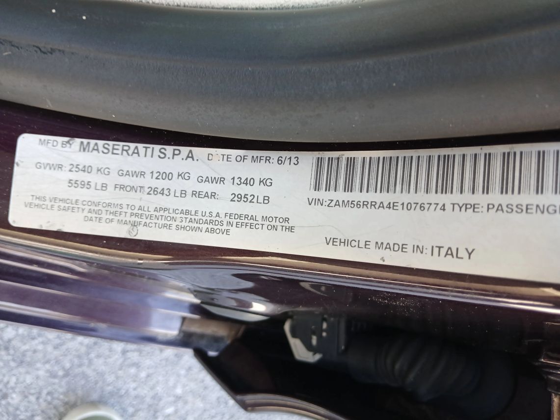 2014 Maserati Quattroporte S Q4 Sedan 4D Maitland FL