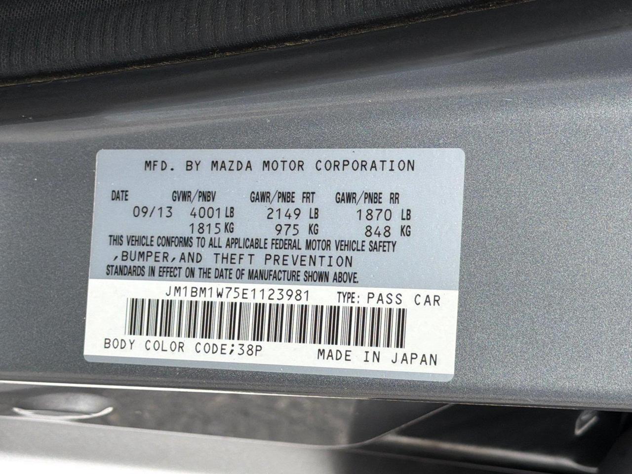 2014 Mazda Mazda3 i Grand Touring Hagerstown MD