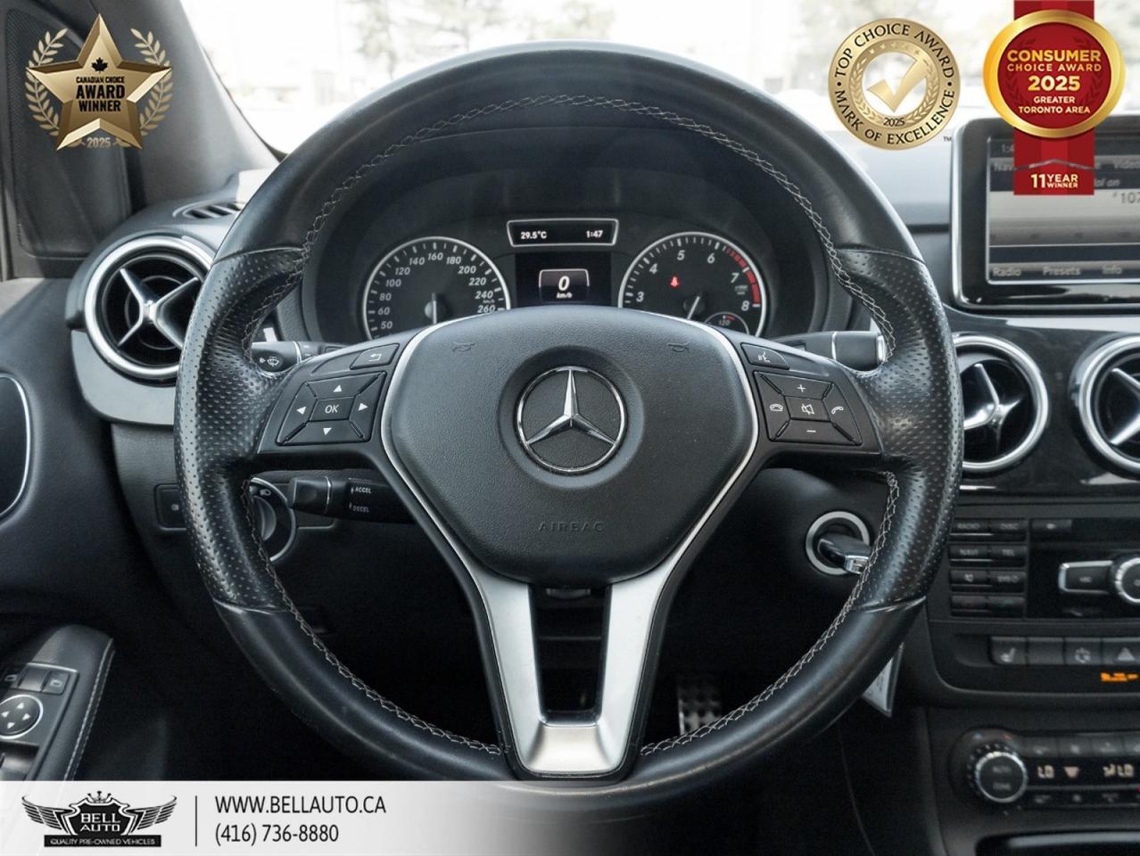 2014 Mercedes-Benz B-Class B250 Sports Tourer | PANO ROOF | NAVI | GLOSSY BLACK TRIM | ACCIDENT FREE Toronto ON