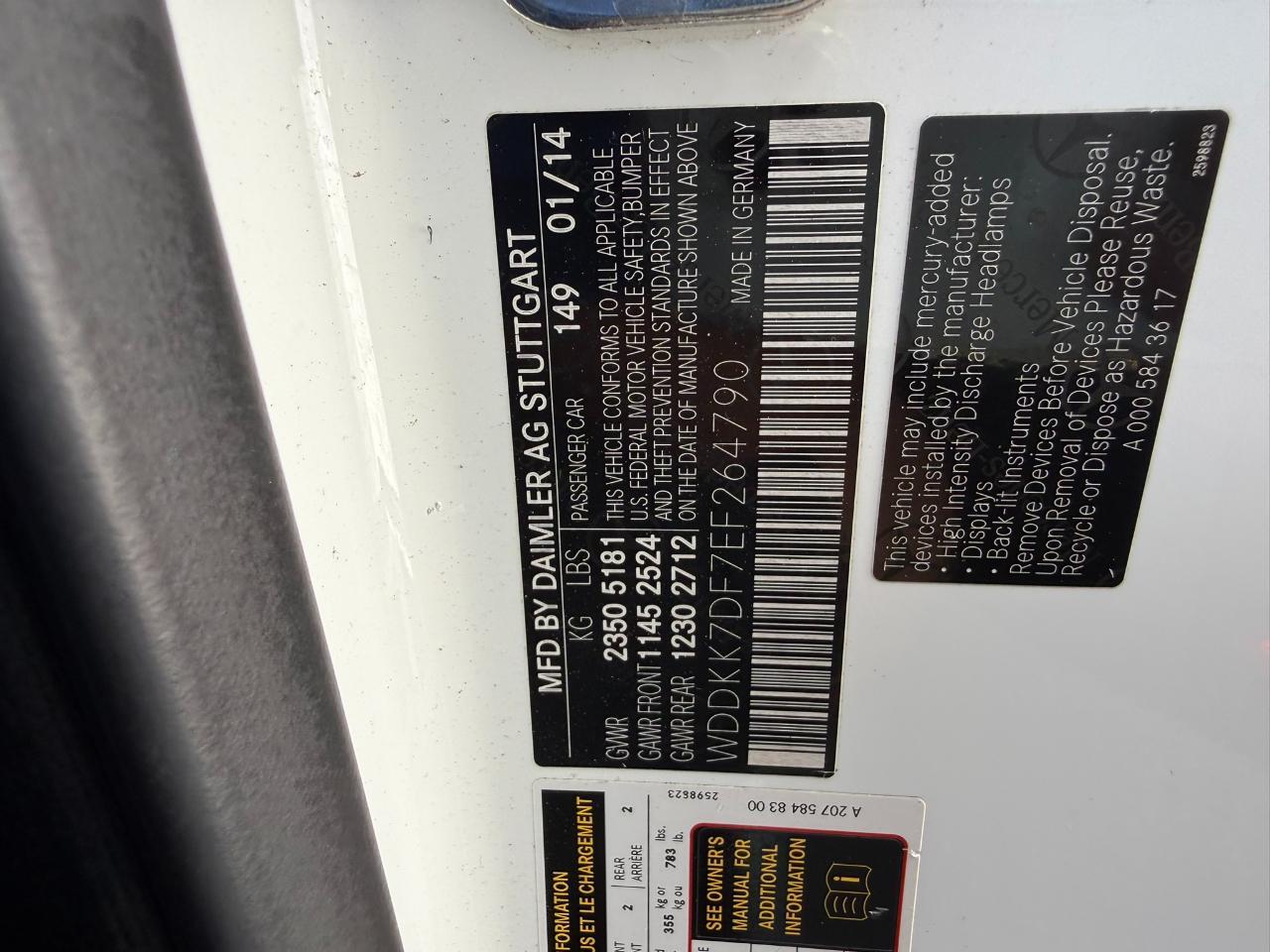 2014 Mercedes-Benz E-Class 2dr Cabriolet E 550 RWD Jacksonville FL