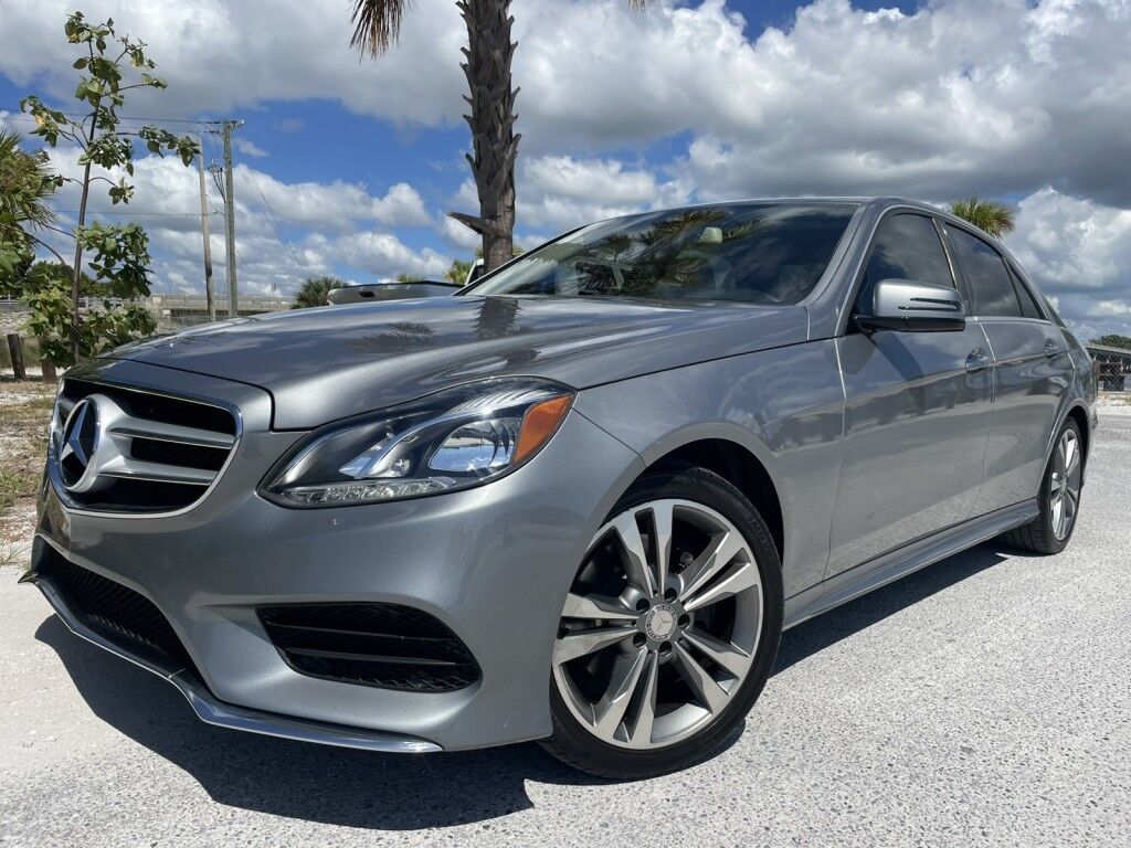 2014 Mercedes-Benz E-Class E 350 Sport~ACCIDENT AVOIDANCE SYSTEMS~APPROACH LIGHTS~BLIND SPOT WARNING~CHROME GRILLE~CRASH SENSORS~LEATHER SEATS~LUXURY PACKAGE~PARKING SENSORS~PREMIUM SOUND SYSTEM~VIDEO SYSTEM Sarasota FL