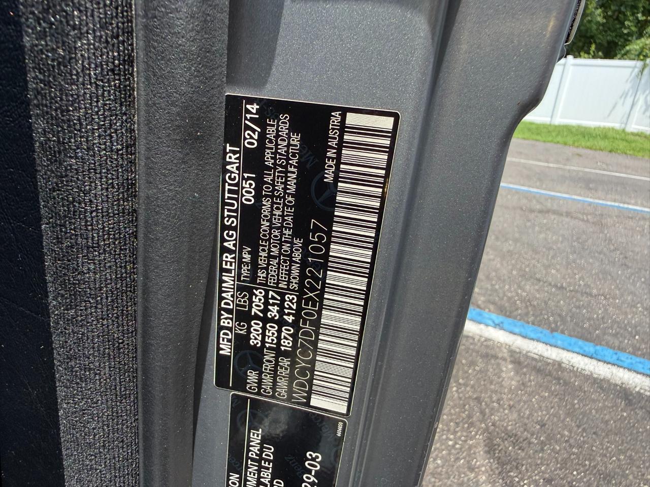 2014 Mercedes-Benz G-Class 4MATIC 4dr G 63 AMG Jacksonville FL